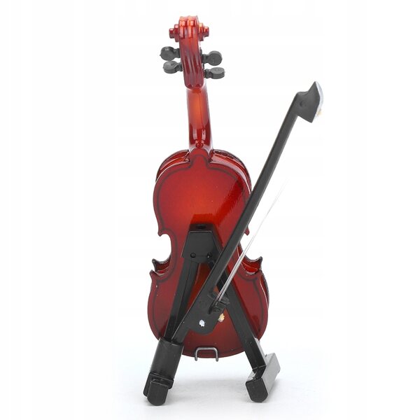 Modello Miniatura Violino 1:6 in Legno per Casa delle Bambole e Decorazioni