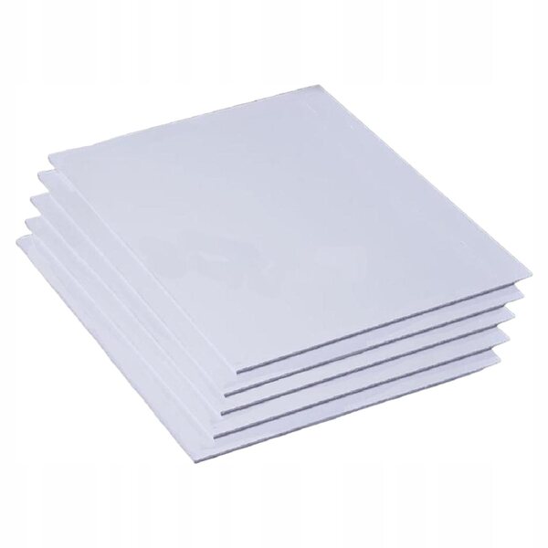 5 Bögen Miniaturschaumstoff für DIY-PVC-Dekorationen, 10 x 10 x 0,7 cm