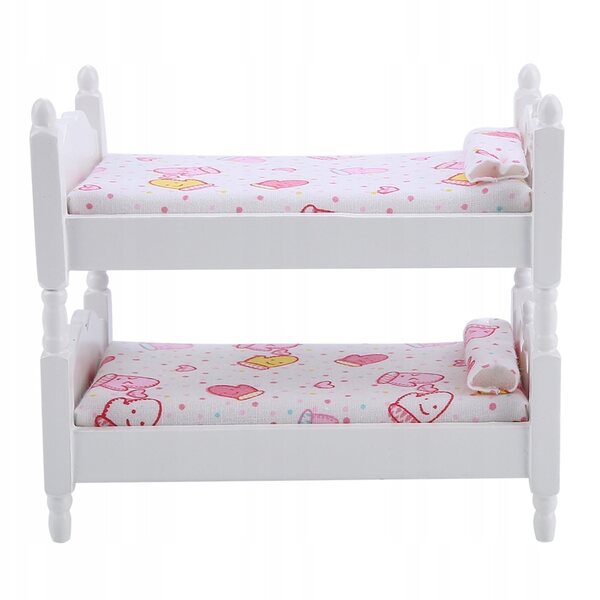 Mini letto per bambole 1:12 modello camera da letto per bambini, alta qualità