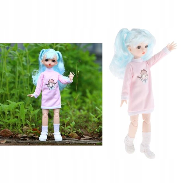 Mädchen-Baby-Puppe mit Kugelgelenk, 30 cm, mit Kleidung und Schuhen, modisches Spielzeug für Mädchen