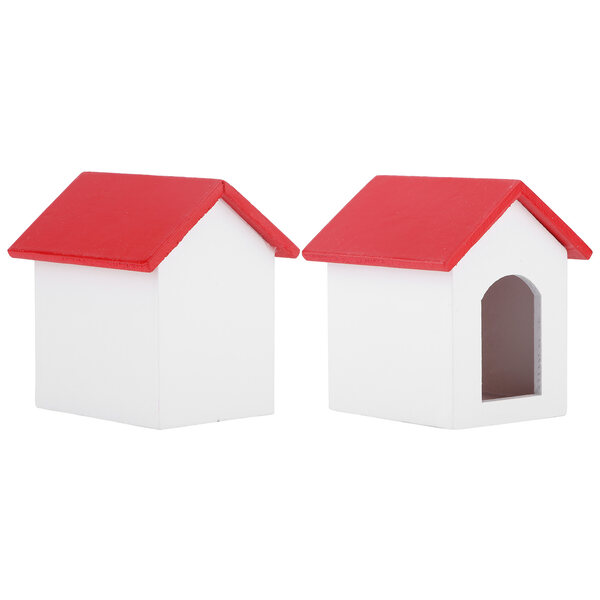Hölzernes Puppenhaus 1:12 Realistische Haustierminiatur