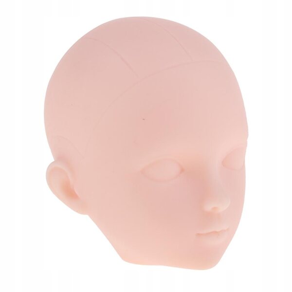 1/6 Plastikpuppenköpfe für BJD Make-up und Modellierung, 5-teiliges Set