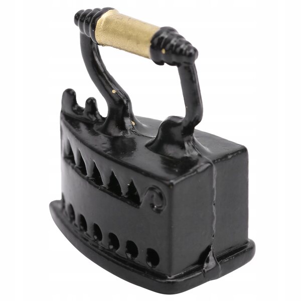 Miniaturowy domek dla lalek w skali 1:12 metalowe żelazne ubrania L7