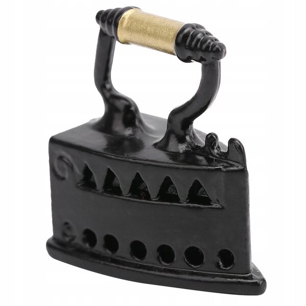Miniaturowy domek dla lalek w skali 1:12 metalowe żelazne ubrania L7