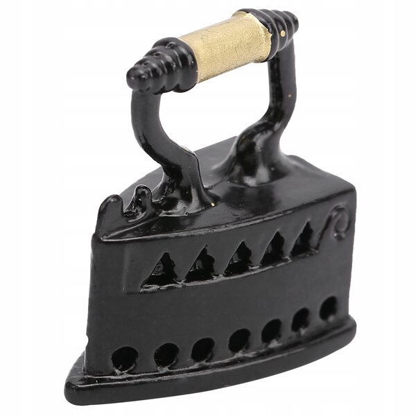 Miniaturowy domek dla lalek w skali 1:12 metalowe żelazne ubrania L7