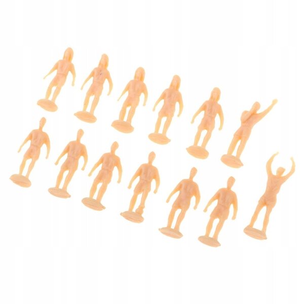 12 Fußballfiguren im Maßstab 1:87 HO OO für Dioramen und Sammlerdekorationen