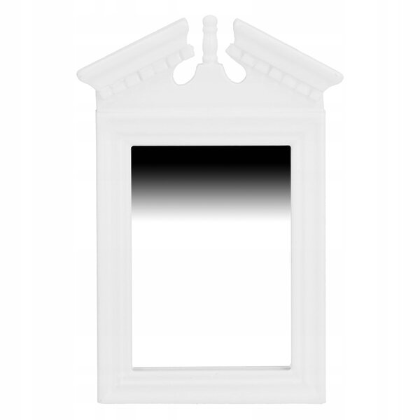 Lustro cosmetico a forma di casetta 1:12 per casa delle bambole elegante e dettagliato