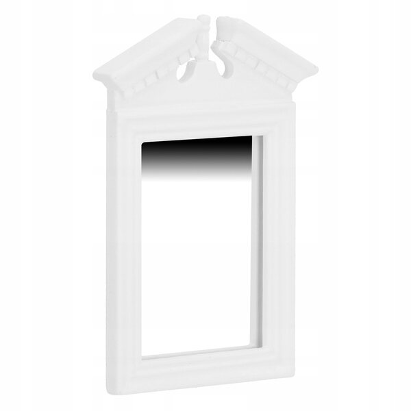 Lustro cosmetico a forma di casetta 1:12 per casa delle bambole elegante e dettagliato