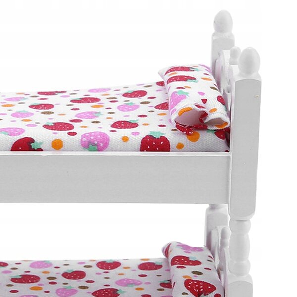 1:12 domek dla lalek Mini meble dziecięca sypialnia Model łóżko GV