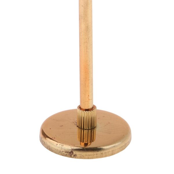 1:12 Puppenhaus-Miniatur-Metallmikrofon mit goldenem Ständer