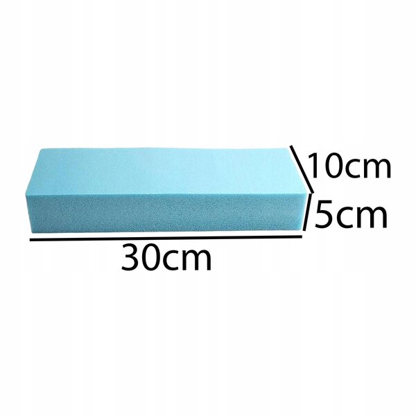 2 Schaumstoffsockel für Dioramen 30x10x5 cm für DIY-Miniaturszenarien