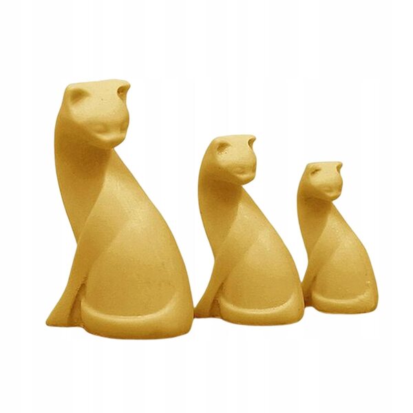 Figura Miniatura Gatto 1:12 in Resina per Decorazioni Domestiche e Dollhouse