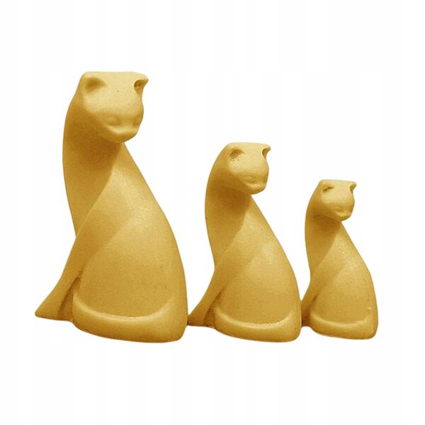 Figura Miniatura Gatto 1:12 in Resina per Decorazioni Domestiche e Dollhouse