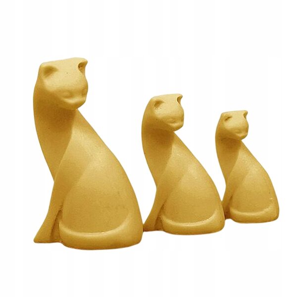 Figura Miniatura Gatto 1:12 in Resina per Decorazioni Domestiche e Dollhouse