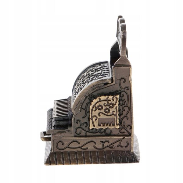 Modello Vintage Cassa 1/12 per Casa delle Bambole in Metallo di Alta Qualità