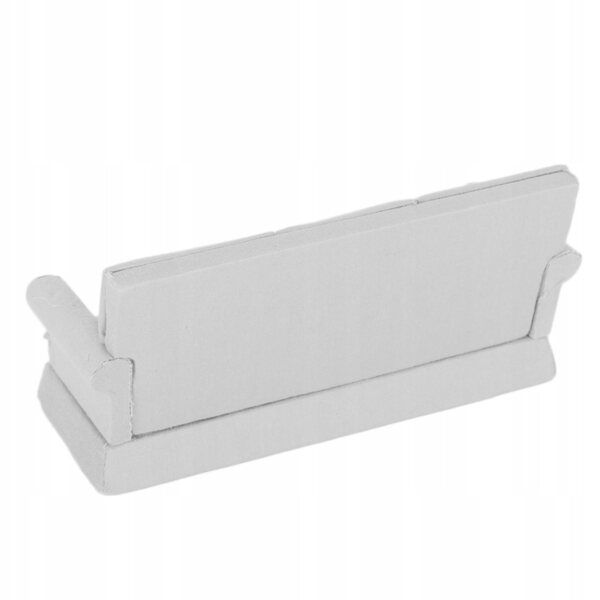 Mini Sofa in Legno per Casa delle Bambole 1:12 con 3 Cuscini Colorati