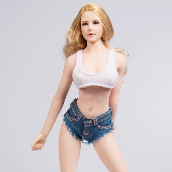 1/6-Jeansshorts für Damen für 12-Zoll-Charaktere – Action-Kleidung