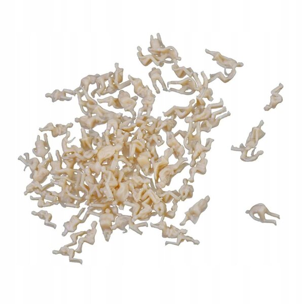 100 sitzende Fahrgastfiguren für Modelleisenbahn 1:100, 1,5 cm