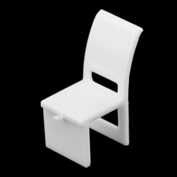 DIY Modell 1:50 Quadratischer Tisch und Set aus 4 Stühlen für Miniaturszenografie