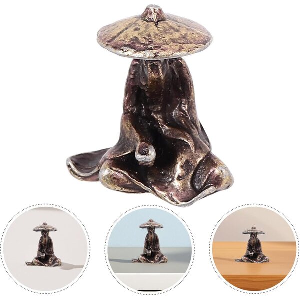 KOMBIUDA Statuetta Miniatura in Lega di Rame Vintage per Bonsai e Terrari 1,8 cm