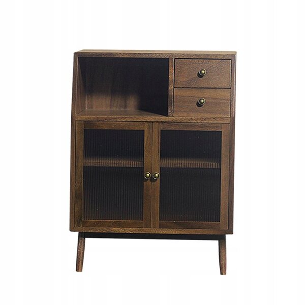 Miniatura Mobile in Noce per Casa delle Bambole Scala 1:12 Accessorio Decorativo