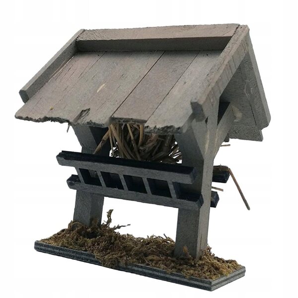 Hölzerne Puppenhausdekoration 1:12 Miniatur-Gartenset