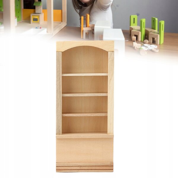Miniaturhaus 1:12, dekorativ mit detaillierten Möbeln, unverzichtbar für Puppen