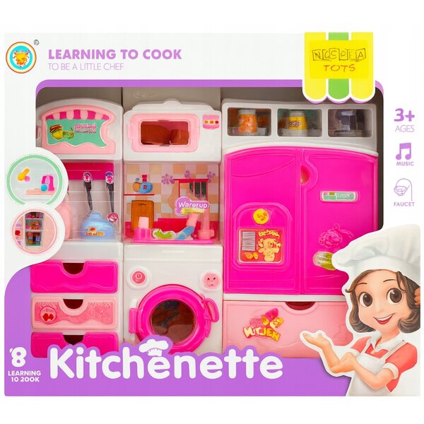 Cucina giocattolo per bambini Nicola Toys con elettrodomestici e accessori 4529