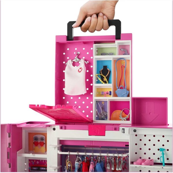 Garderoba Barbie Dream Closet con oltre 35 accessori e quattro outfit completi