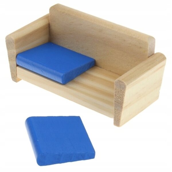 Mobili in legno per casa delle bambole 35 pezzi - set completo Nobo Kids