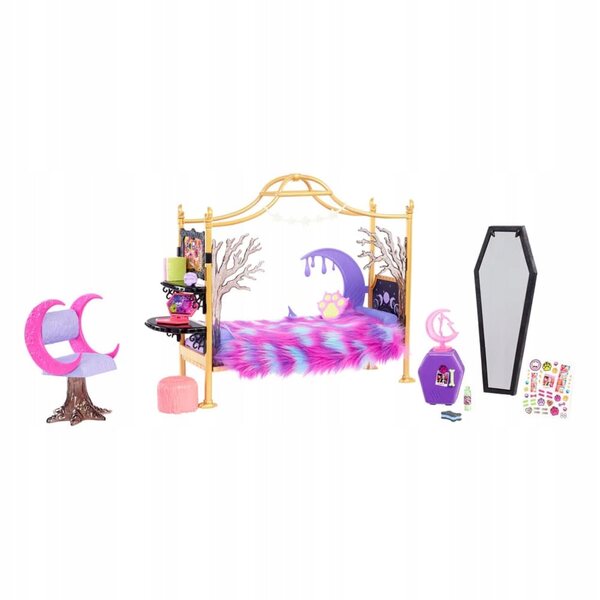 Mobili Cameretta Monster High Clawdeen Wolf 15 Pezzi per Bambini 4+