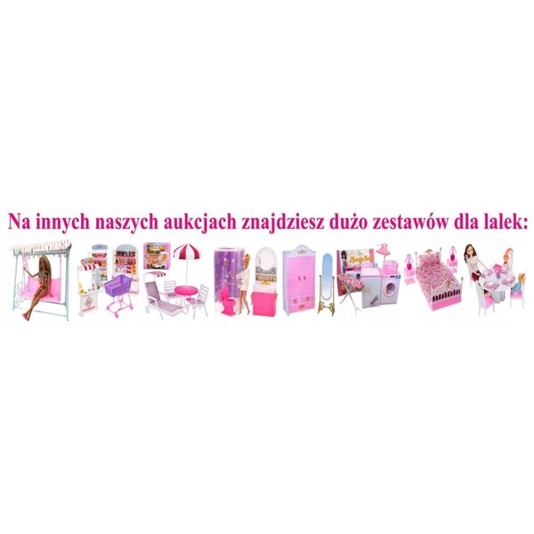 Küchenmöbel-Set für Deco-Mariage-Puppen mit Zubehör und realistischen Details