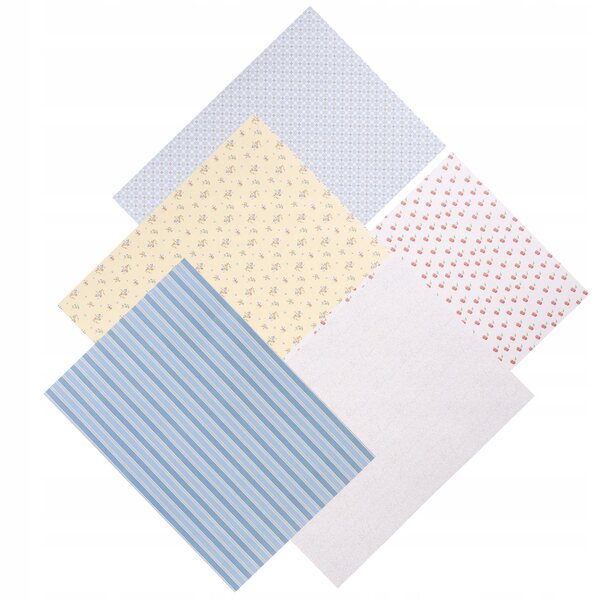 Buntes selbstklebendes Klebeband für Puppenhäuser, 5 Blatt 29x21 cm