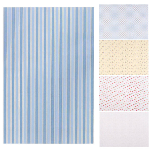 Buntes selbstklebendes Klebeband für Puppenhäuser, 5 Blatt 29x21 cm