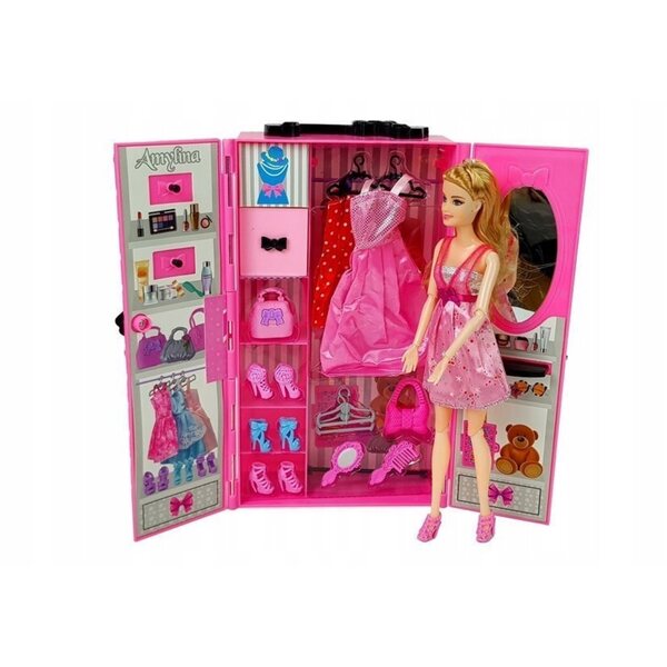 Комплект кукли с гардероб и дрехи за деца от 3 години - LEAN Toys