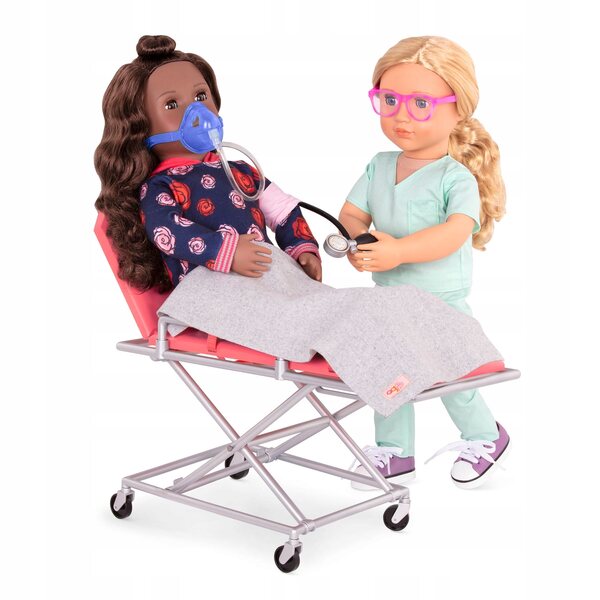 Medizinisches Set von Our Generation mit Trage und Zubehör für 46-cm-Puppen