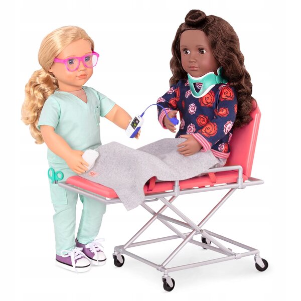 Medizinisches Set von Our Generation mit Trage und Zubehör für 46-cm-Puppen