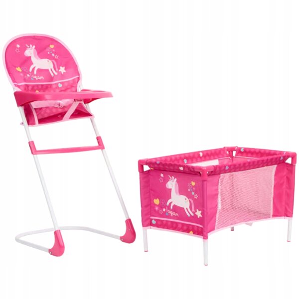 Fotelik e lettino 2 in 1 per bambole, regalo perfetto per bambine