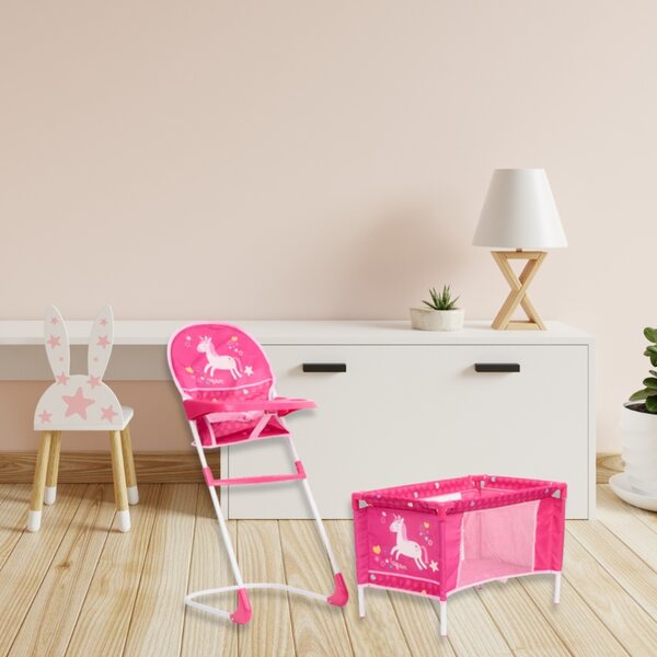 Fotelik e lettino 2 in 1 per bambole, regalo perfetto per bambine