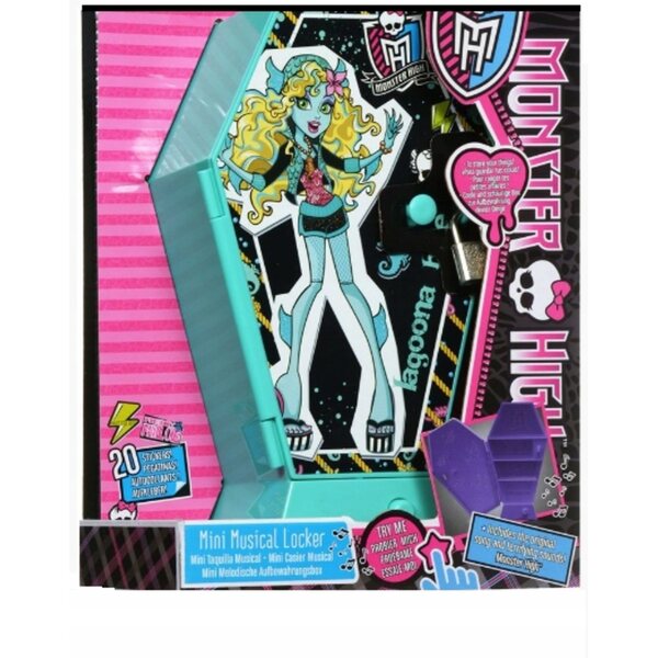 Mini armadietto musicale Monster High Lagoona Blue altezza 24 cm