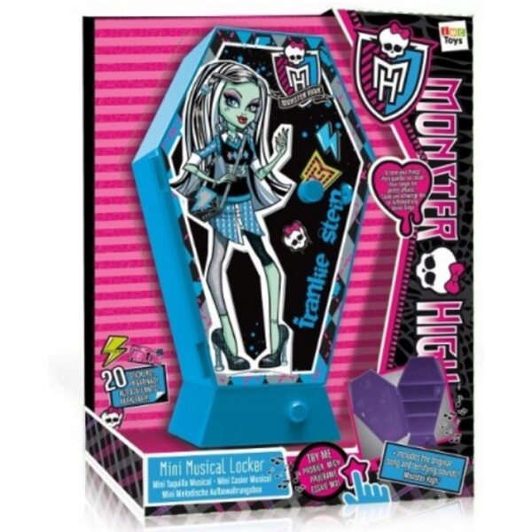 Mini armadietto musicale Monster High Lagoona Blue altezza 24 cm
