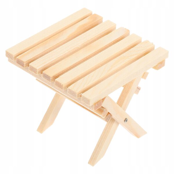 Mini Tavolo Pieghevole per Casa delle Bambole in Legno 1:12 Realistico