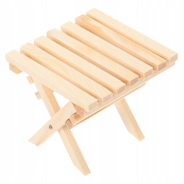Mini Tavolo Pieghevole per Casa delle Bambole in Legno 1:12 Realistico
