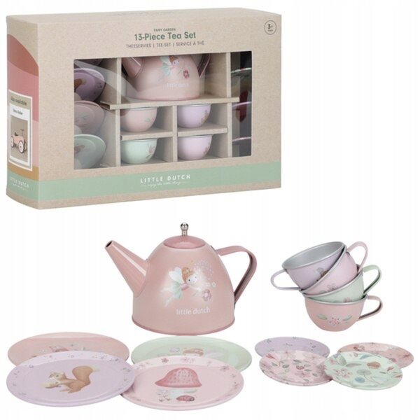 Little Dutch Fairy Garden Teeservice aus farbigem Metall für Kinder ab 3 Jahren