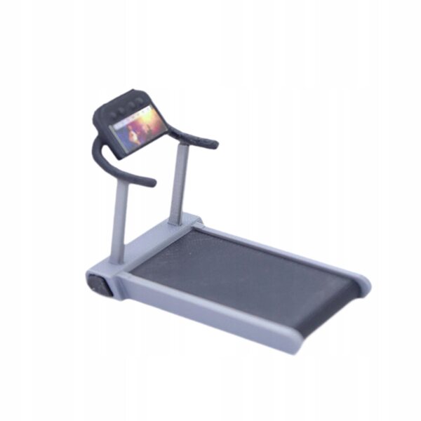 Miniatura attrezzo fitness tapis roulant per casa delle bambole 6,5 cm