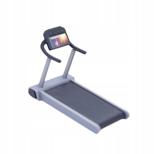 Miniatura attrezzo fitness tapis roulant per casa delle bambole 6,5 cm