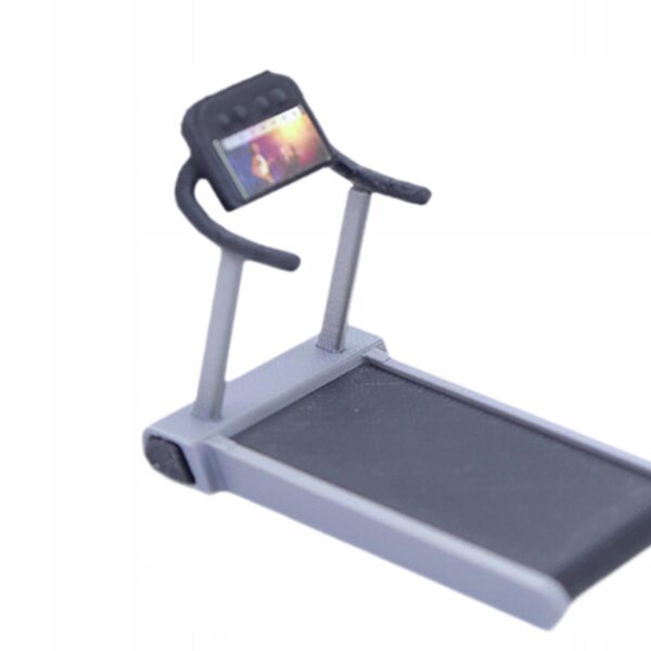 Miniatura attrezzo fitness tapis roulant per casa delle bambole 6,5 cm