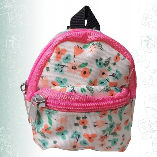 Bunter Mini-Rucksack aus leichtem und widerstandsfähigem PU für Mädchen und als Raumdekoration