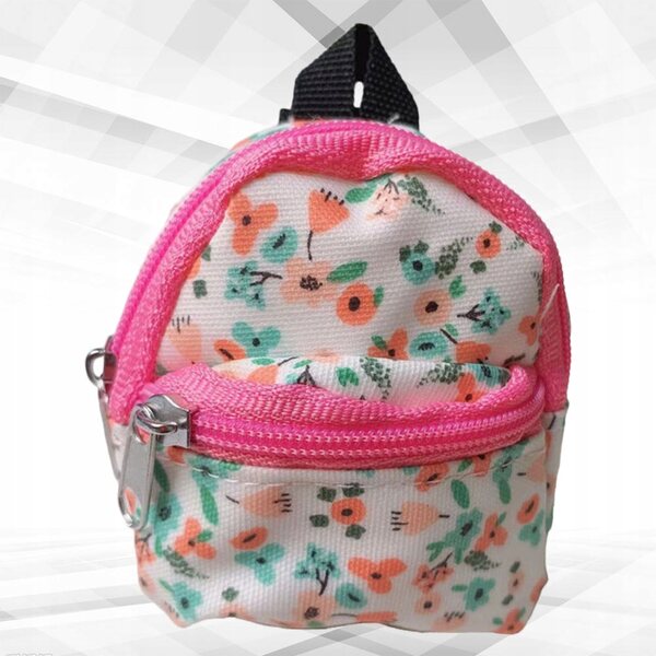 Bunter Mini-Rucksack aus leichtem und widerstandsfähigem PU für Mädchen und als Raumdekoration