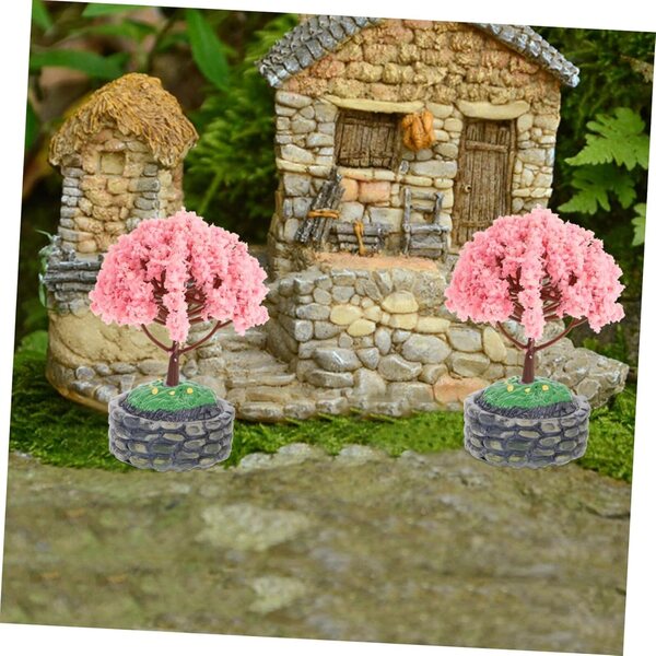 ERINGOGO 10pz Basi per Alberi in Miniatura per Giardini e Diorami Creativi